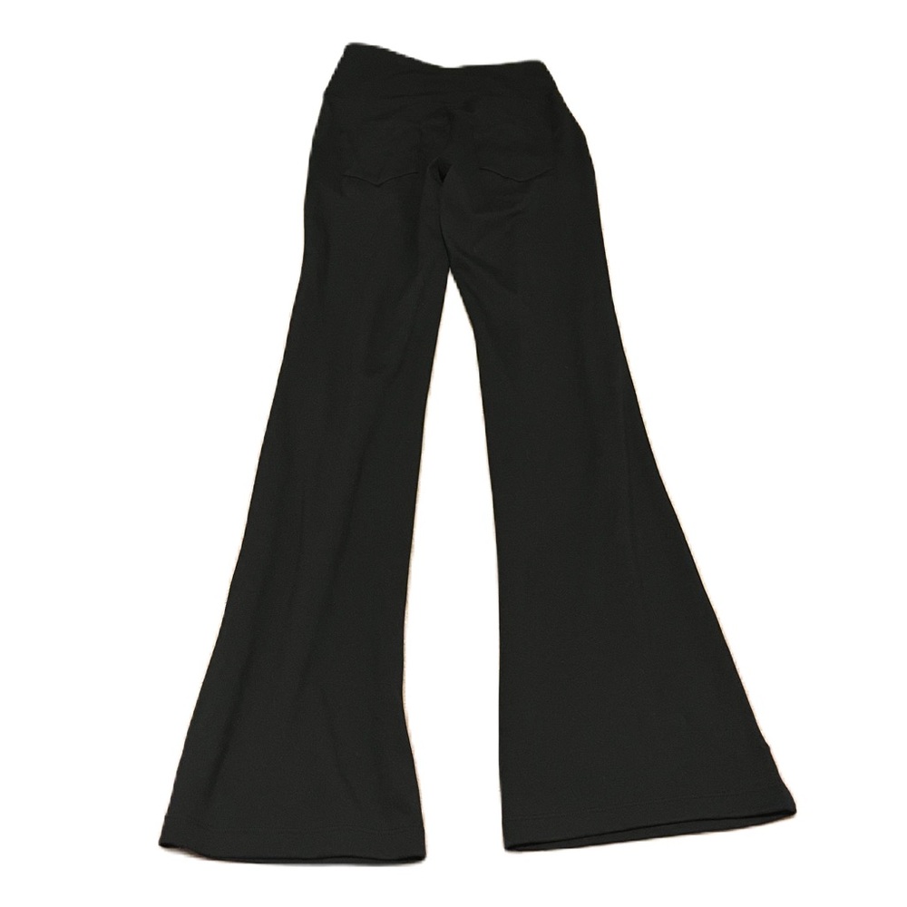 iuga Black High-Waisted Flare Yoga Pants with pockets XS